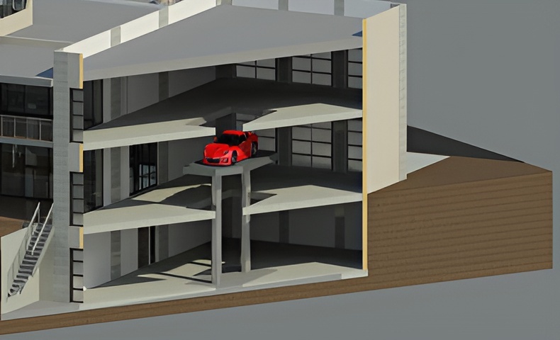 3 Level Garage Lift Concept - Vasari