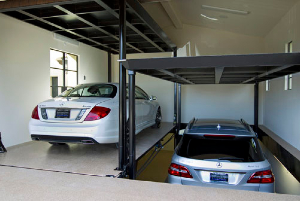 Underground parking lift for residential use - Vasari Lifts