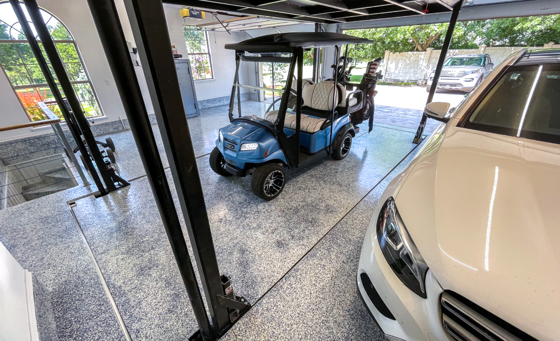 Residential Storage Lift for golf cart - Vasari Lifts